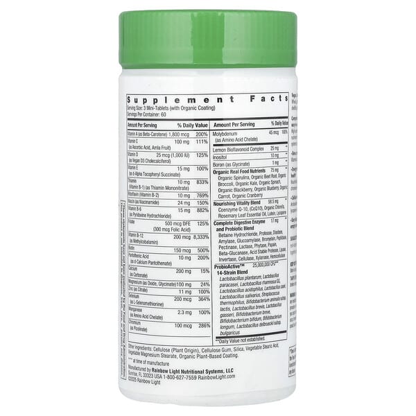 Alternative view of Rainbow Light, 50+ Mini-Tablet™+, 180 Mini-Tablets