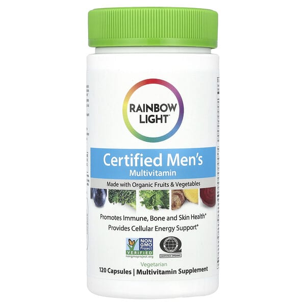 Rainbow Light, Certified Men's Multivitamin, 120 Capsules