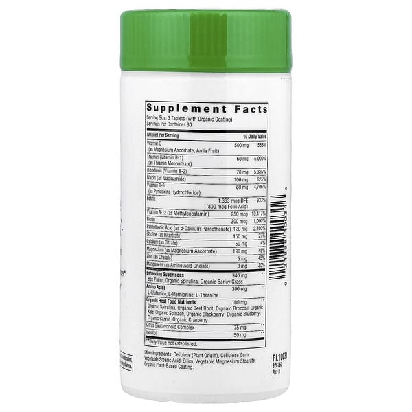 Alternative view of Rainbow Light, Complete B-Complex+™, 90 Tablets