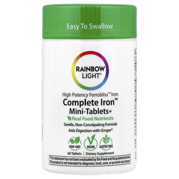 Rainbow Light, Complete Iron™ Mini-Tablets+, 60 Tablets