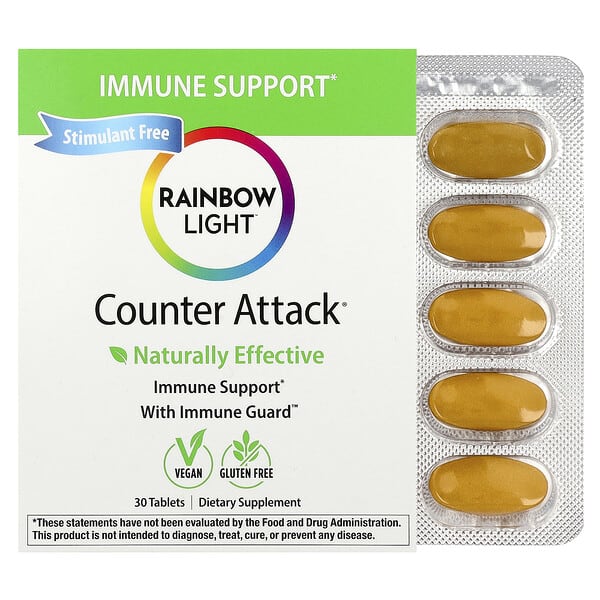 Rainbow Light, Counter Attack®, 30 Tablets