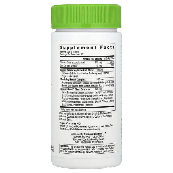 Alternative view of Rainbow Light, Counter Attack®, 90 Tablets