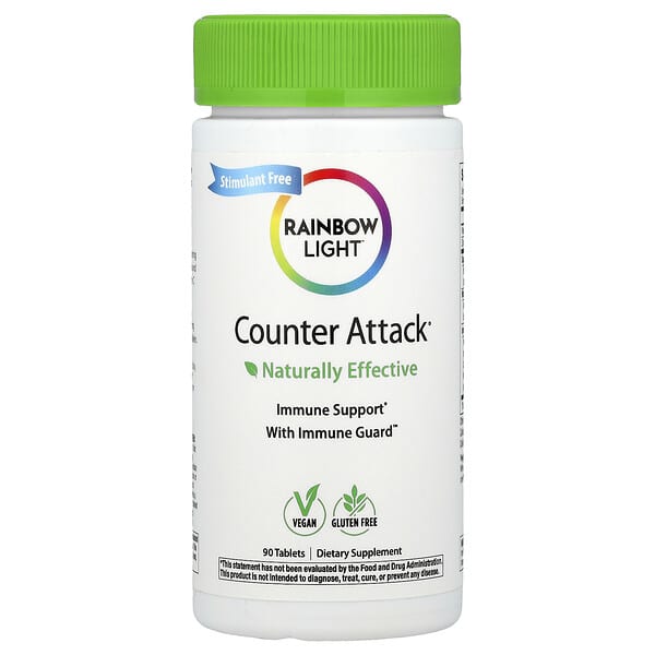Rainbow Light, Counter Attack®, 90 Tablets