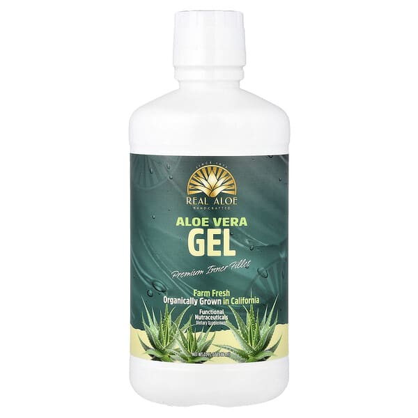 Real Aloe, Aloe Vera Gel, 32 fl oz (946 ml)