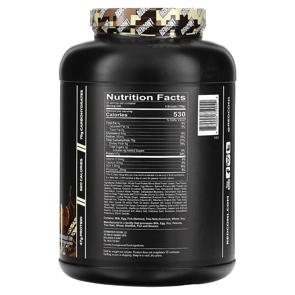 Alternative view of Redcon1, MRE, Whole Food Protein, Oatmeal Chocolate Chip, 7.16 lb (3,250 g)
