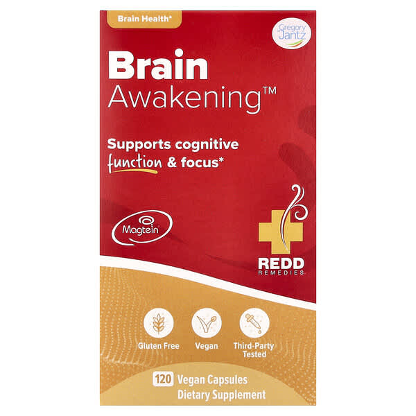 Redd Remedies, Brain Awakening™, 120 Vegan Capsules