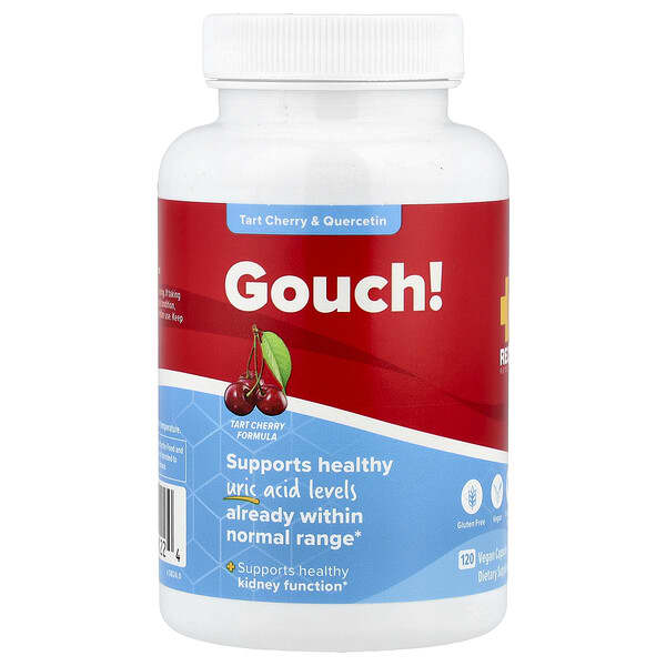 Redd Remedies, Gouch!, Tart Cherry & Quercetin, 120 Vegan Capsules