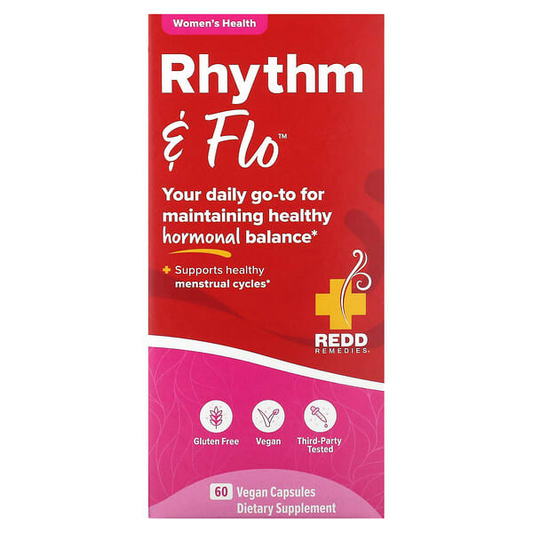 Redd Remedies, Rhythm & Flo, 60 Vegan Capsules