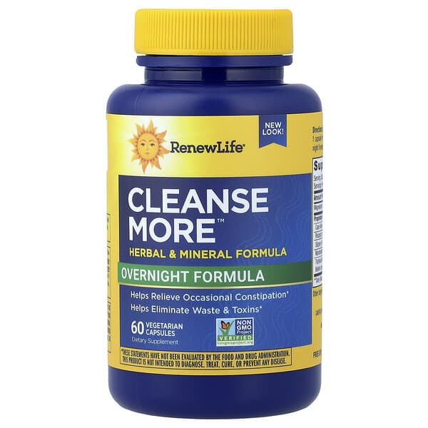 Renew Life, Cleanse More™, 60 Vegetarian Capsules