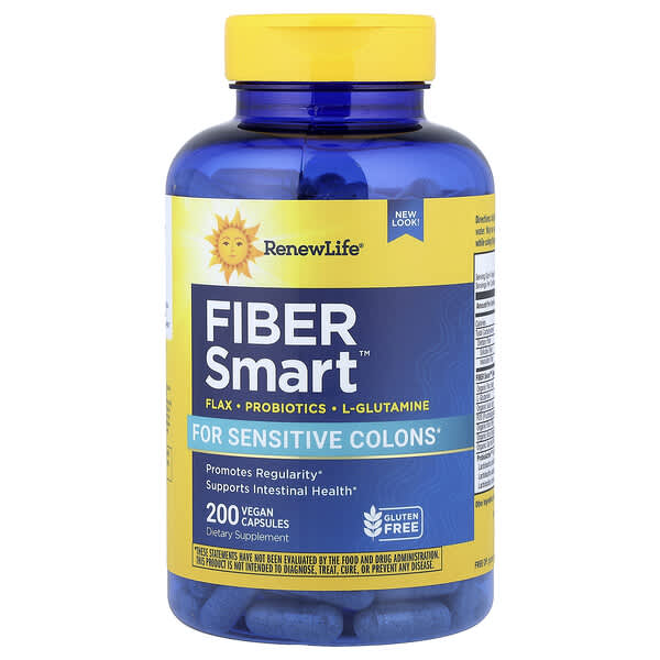 Renew Life, Fiber Smart™, 200 Vegan Capsules