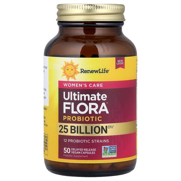 Alternative view of Renew Life, Women's Care, Ultimate Flora™ Probiotic, 50 Delayed Release Vegan Capsules