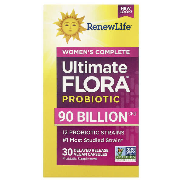 Renew Life, Women's Complete, Ultimate Flora™ Probiotic, 30 Delayed Release Vegan Capsules