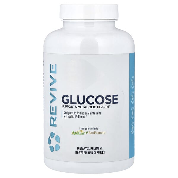 Revive, Glucose, 180 Vegetarian Capsules