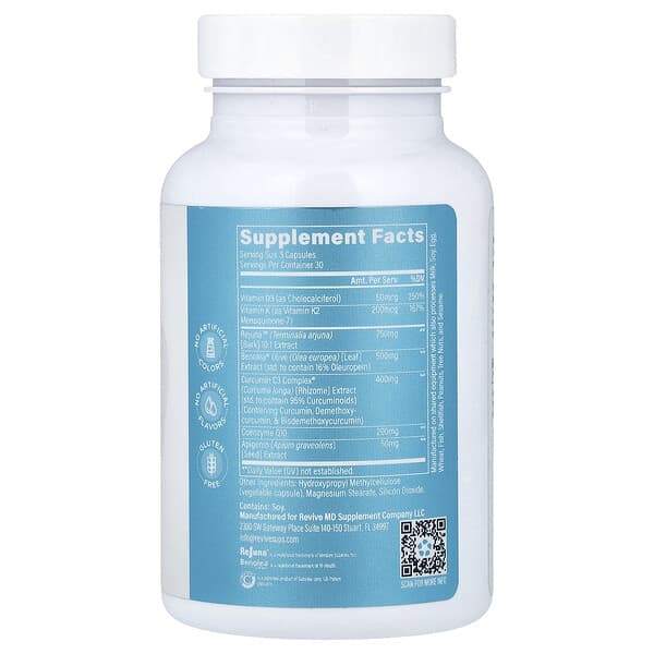 Alternative view of Revive, Heart , 90 Vegetarian Capsules