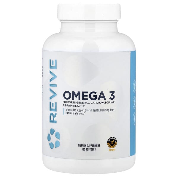 Revive, Omega 3, 120 Softgels (1,000 mg per Softgel)