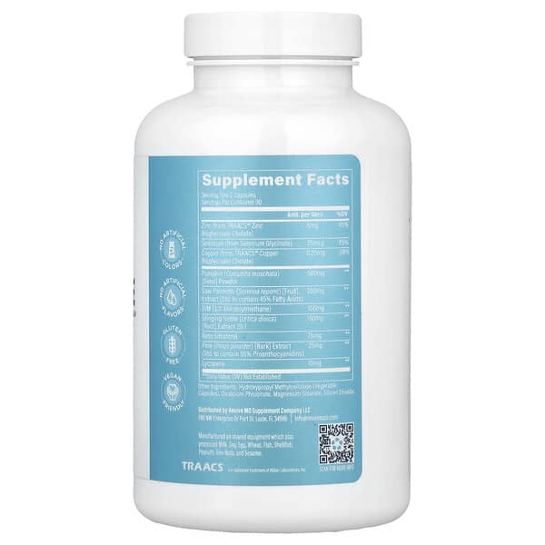 Alternative view of Revive, Prostate, 180 Vegetarian Capsules