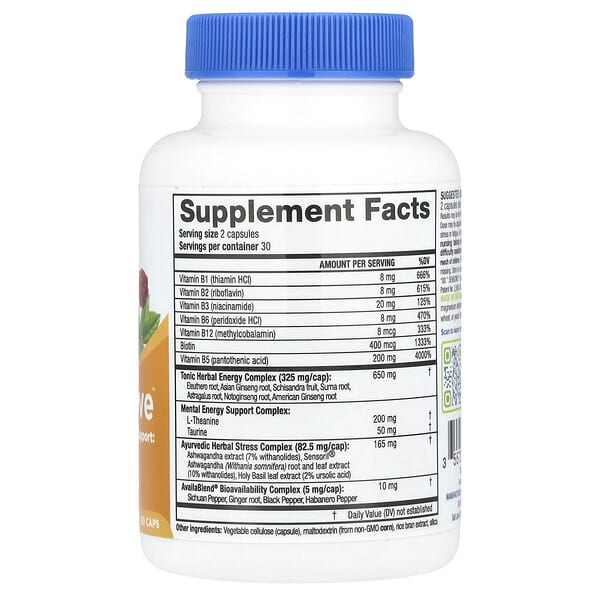 Alternative view of RidgeCrest Herbals, AdrenaLove™, 60 Capsules