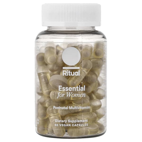 Ritual, Essential for Women, Postnatal Multivitamin, Mint, 60 Vegan Capsules 2 Ritual, Essential for Women, Postnatal Multivitamin, Mint, 60 Vegan Capsules