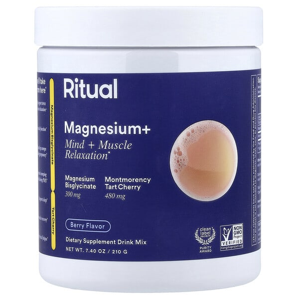 Ritual, Magnesium+, Berry, 7.4 oz (210 g)