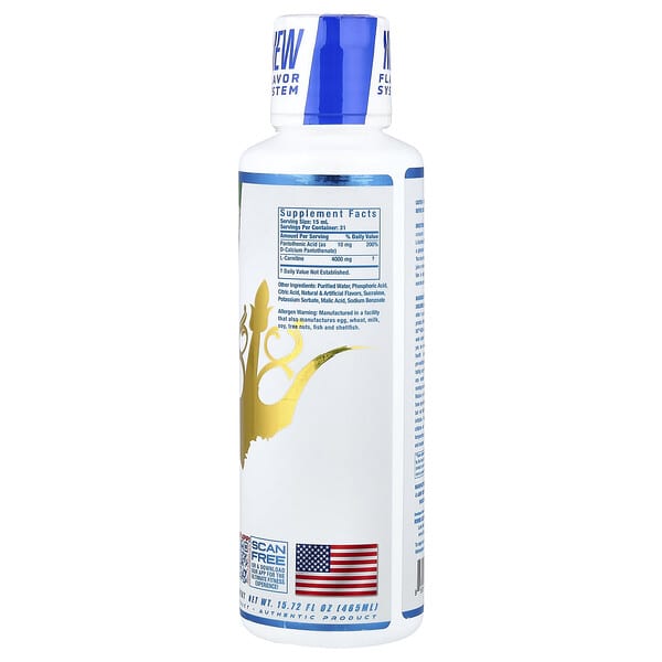 Alternative view of Ronnie Coleman, L-Carnitine XS™ 4000, Apple Bomb, 15.72 fl oz (465 ml)