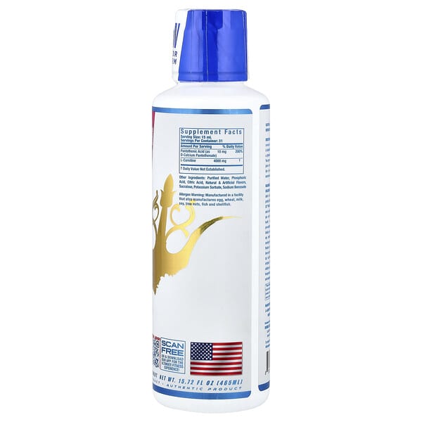 Alternative view of Ronnie Coleman, L-Carnitine XS™ 4000, Berry Blast, 15.72 fl oz (465 ml)