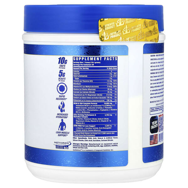 Alternative view of Ronnie Coleman, Signature Series, Amino Tone + EAA™, Pina Colada, 1.2 lb (551 g)