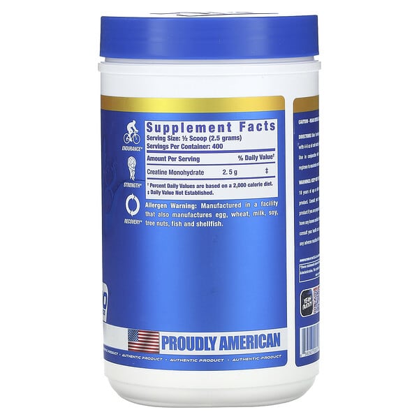 Alternative view of Ronnie Coleman, Vital Edition, Creatine XS Powder, Unflavored, 2 lbs 3.2 oz (1 kg)