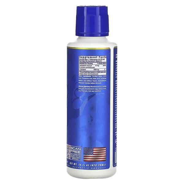 Alternative view of Ronnie Coleman, Vital Edition, L-Carnitine XS 3000, Sour Apple, 16 fl oz (473.28 ml)