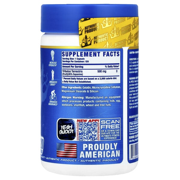 Alternative view of Ronnie Coleman, Vital Edition, Tribulus XS™, 500 mg , 120 Capsules