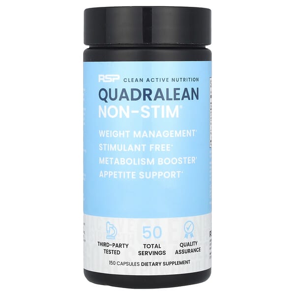 RSP Nutrition, QuadraLean Non-Stim®, 150 Capsules