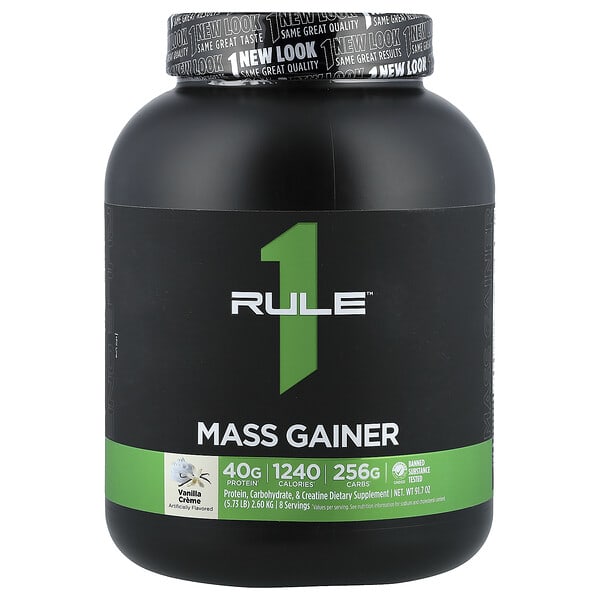 Rule One Proteins, Mass Gainer, Vanilla Creme, 5.73 lb (2.6 kg)