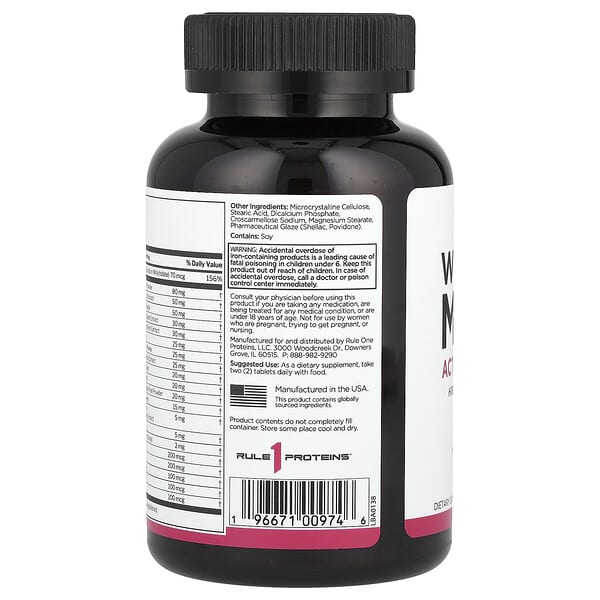 Alternative view of Rule One Proteins, Women's Multi™, Active Lifestyle, 60 Tablets