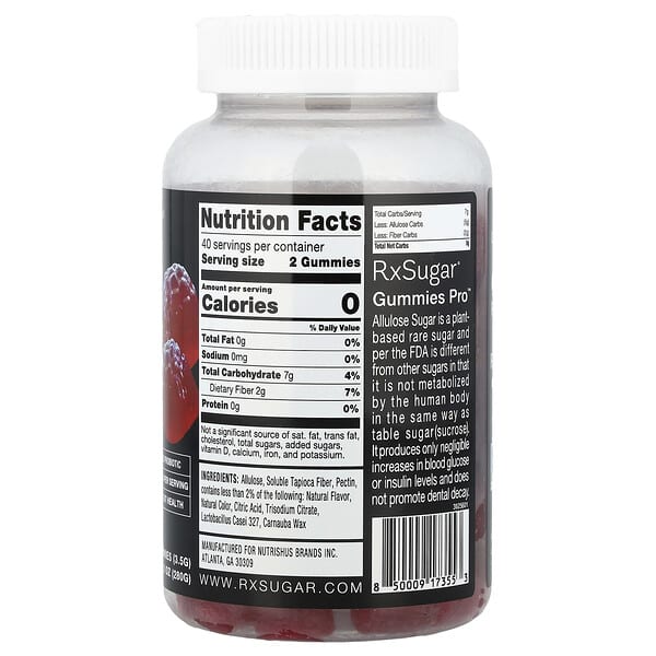 Alternative view of RxSugar, Gummies Pro™, 80 Gummies