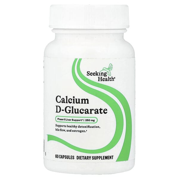 Seeking Health, Calcium D-Glucarate, 250 mg, 60 Capsules