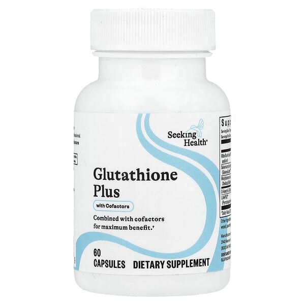 Seeking Health, Glutathione Plus With CoFactors, 60 Capsules