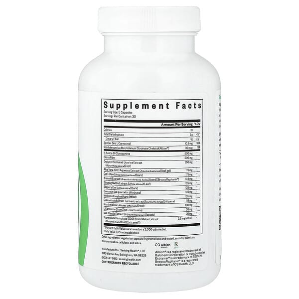 Alternative view of Seeking Health, Gut Nutrients, 150 Capsules