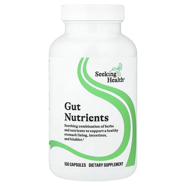 Seeking Health, Gut Nutrients, 150 Capsules