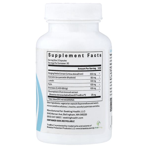 Alternative view of Seeking Health, HistaminX, 60 Capsules