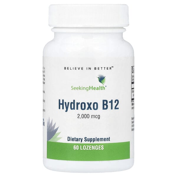 Seeking Health, Hydroxo B12, 2,000 mcg, 60 Lozenges