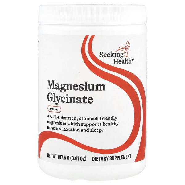 Seeking Health, Magnesium Glycinate, 6.61 oz (187.5 g)