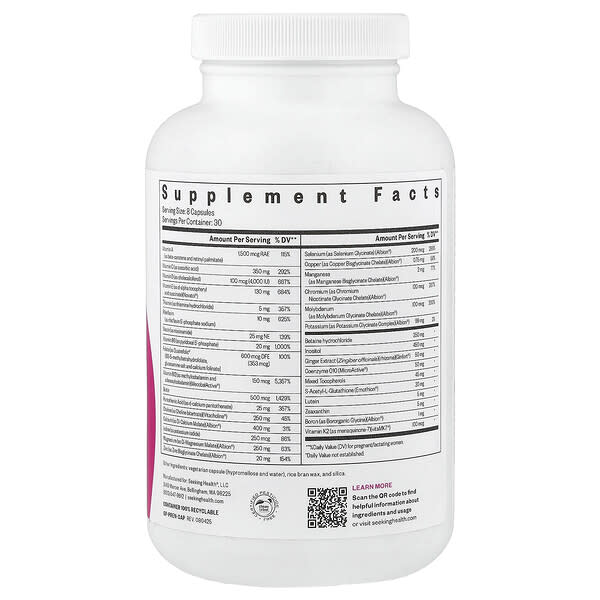 Alternative view of Seeking Health, Optimal Prenatal, 240 Capsules