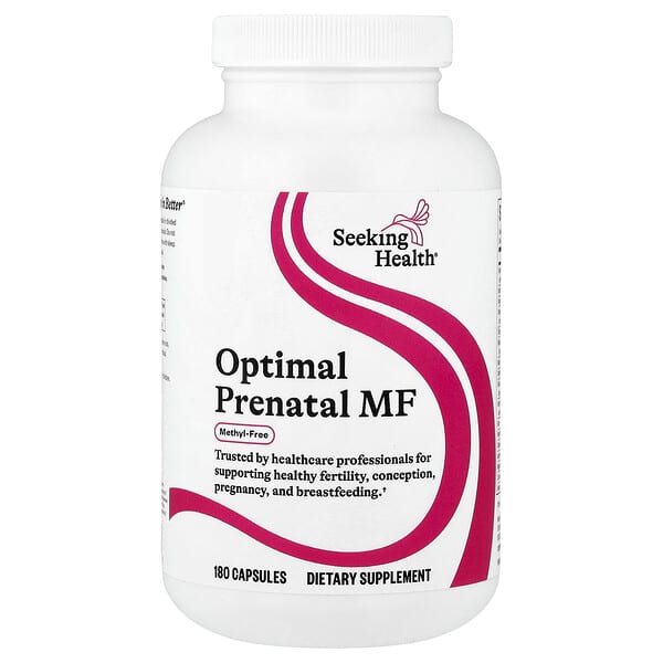 Seeking Health, Optimal Prenatal MF, 180 Capsules