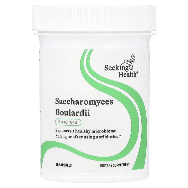Seeking Health, Saccharomyces Boulardii, 5 Billion CFU, 60 Capsules