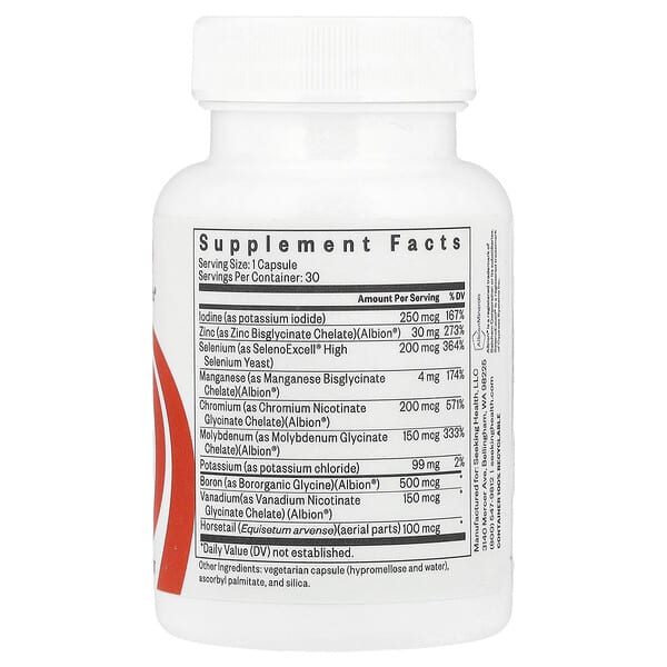 Alternative view of Seeking Health, Trace Minerals Complex II, 30 Capsules