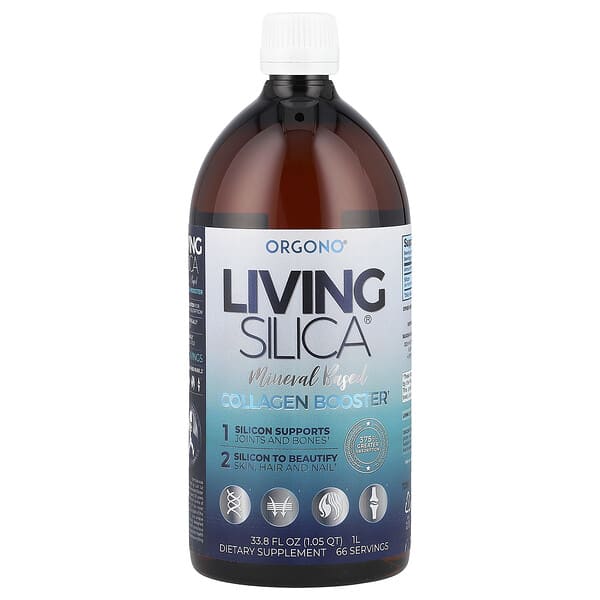 Silicium Laboratories, Orgono® Living Silica®, Collagen Booster, 22.5 mg, 33.8 fl oz (1 L)