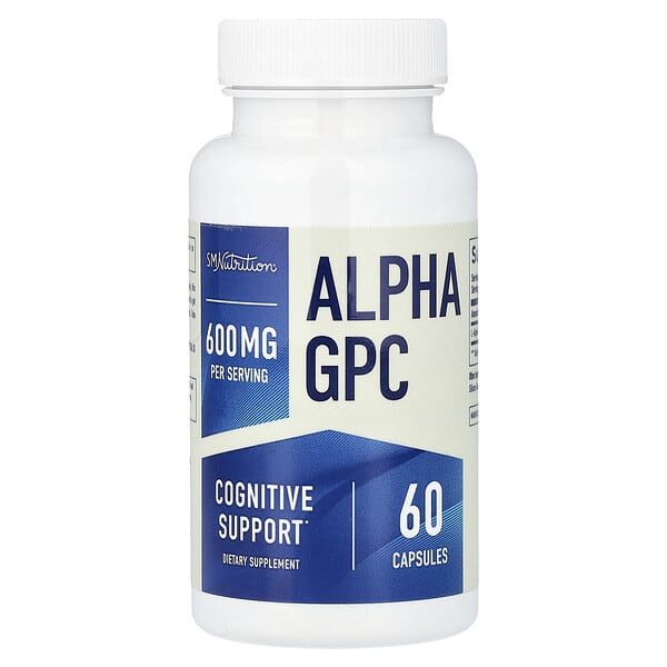 SMNutrition, Alpha GPC, 60 Capsules (300 mg per Capsule)
