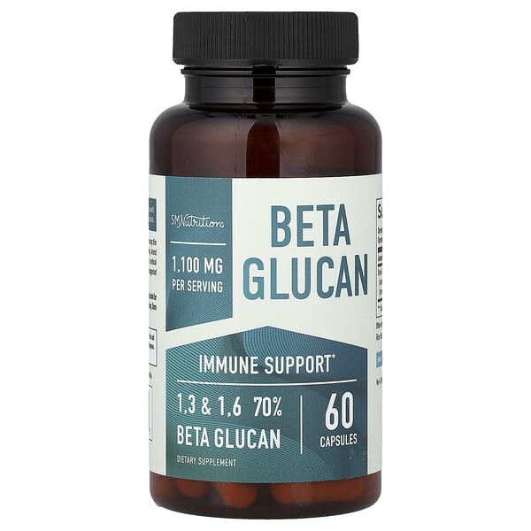 SMNutrition, Beta Glucan, 60 Capsules (550 mg per Capsule)