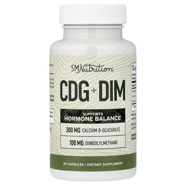 SMNutrition, CDG + DIM, 30 Capsules
