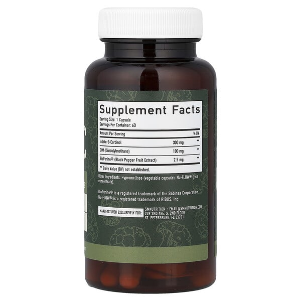 Alternative view of SMNutrition, DIM +13C, 60 Capsules