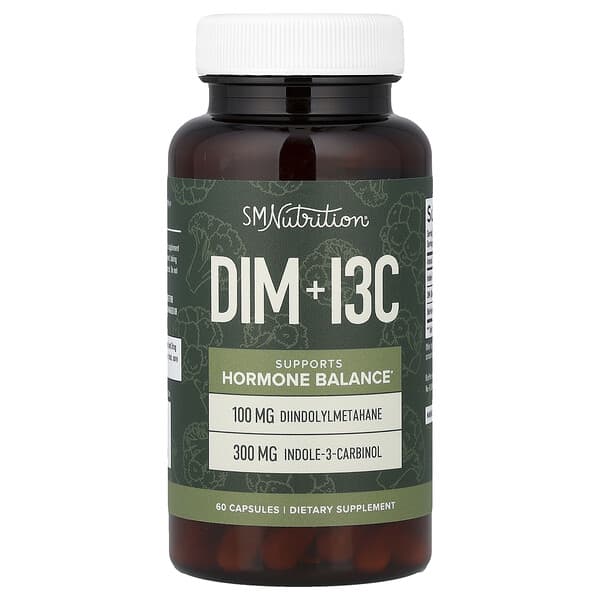 SMNutrition, DIM +13C, 60 Capsules